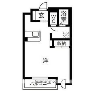 キャロルハウス4【411号室】の間取り