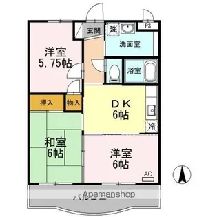 恵比寿ガーデンⅡ【1階】の間取り