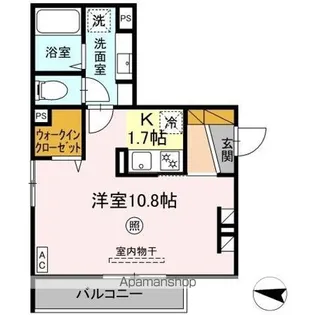 MAISON DE CALME(メゾンドカルム)【3階】の間取り