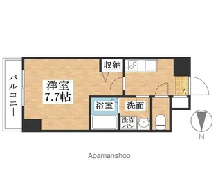 LOC’S SHONAIDORI【303号室】の間取り