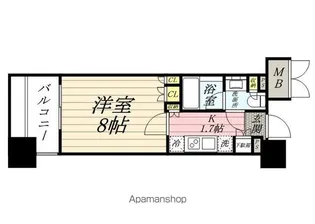 コンフォリア渋谷WEST【6階】の間取り