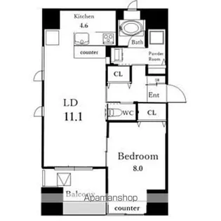 FELICE【12階】の間取り