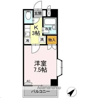 ネオシティー長町【4階】の間取り