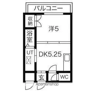 アローム南郷【301号室号室】の間取り