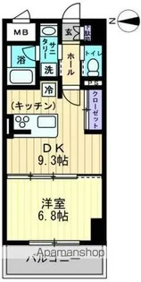 アルファレガロ中央町【6階】の間取り