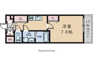 ファーストフィオーレ蛍池グランレジデンス【3階】の間取り