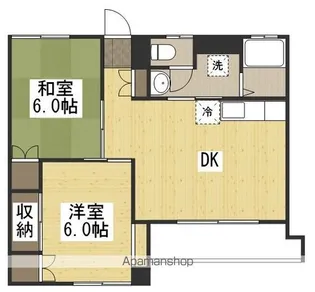 レジデンス下中野 B棟【3階】の間取り