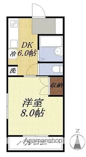 メゾンメルベーユ【4階】の間取り