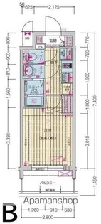 プレサンス桜山駅前アフォード【6階】の間取り