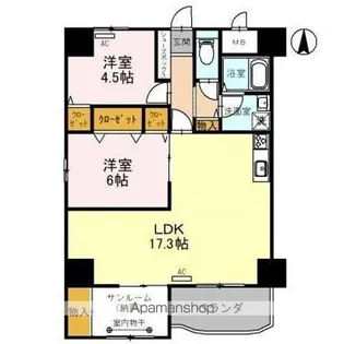 アウスピオーリ【3階】の間取り