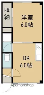 レジデンス本通【305号室】の間取り