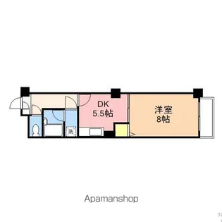 朝日プラザ寺尾【5階】の間取り
