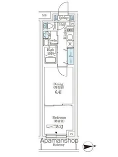 東京都練馬区桜台3丁目【マンション】の間取り