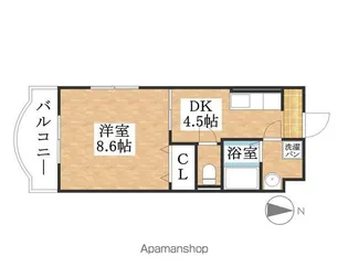 ジョビII【301号室】の間取り