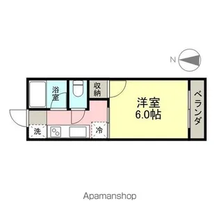 メゾンドテラス【2-A号室】の間取り