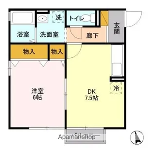 グレープハウスK【2階】の間取り