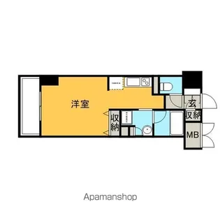 レジデンス両国駅前【3階】の間取り