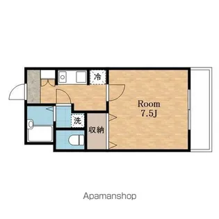 グレイスヴィラ佐野【318号室】の間取り