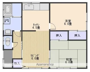茨城県ひたちなか市大字東石川【一戸建】の間取り