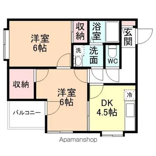 RAIZ星井【403号室】の間取り