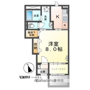 ルアナ【1階】の間取り