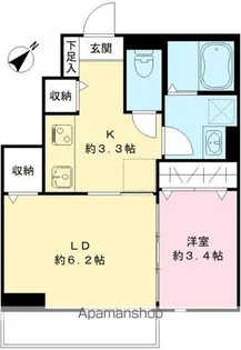 フリューゲルⅡ【102号室号室】の間取り