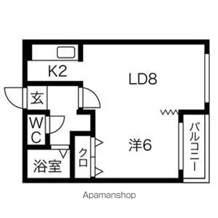 パークシティ南郷【4階】の間取り
