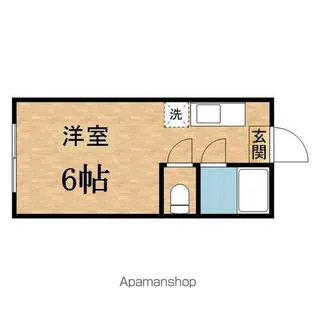 第2フクホー【101号室】の間取り