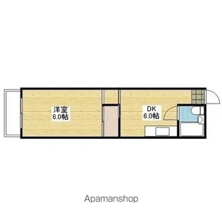 第一セントポールハイツ【5階】の間取り