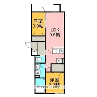 KEIAI RESIDENCE せんげん台Ⅵ【2階】の間取り