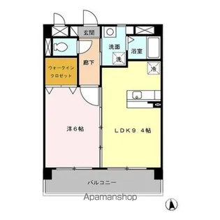 レ・フレール イタキチ【2階】の間取り