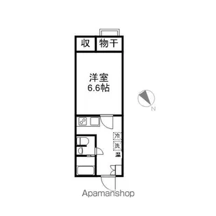 ジャパンヒルズⅠ【201号室】の間取り