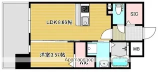 リファレンス六本松ビル【8階】の間取り