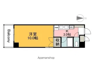 SANSOUTHSILENCE【301号室】の間取り