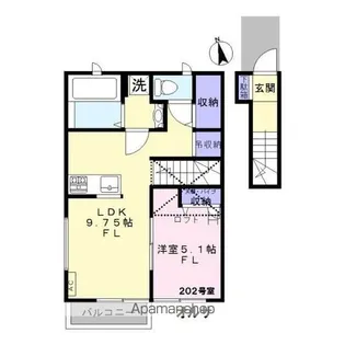 オルサ【2階】の間取り