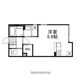 AL CUORE 玉川【301号室】の間取り