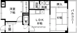 グリーンピア東寝屋川【4階】の間取り
