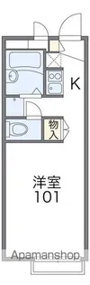 レオパレスコスモス【2階】の間取り
