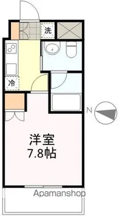 1Kの間取り画像