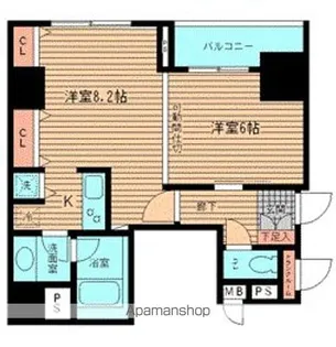 HF日本橋レジデンス【2階】の間取り
