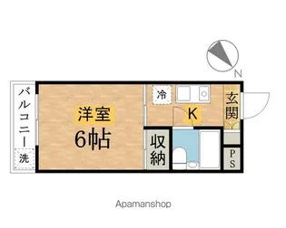ピュアハイツ【214号室】の間取り