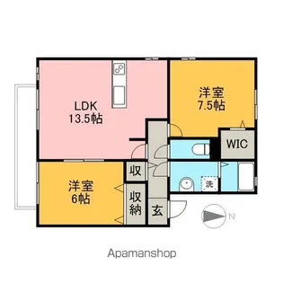 エスペランサ【1階】の間取り