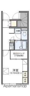 レオパレスCAMELLIA【105号室】の間取り