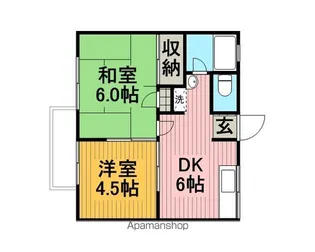 コーポ小町【103号室】の間取り