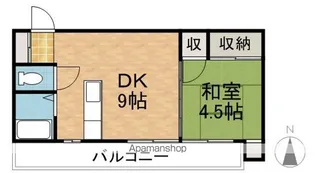 メゾンあら木【3階】の間取り