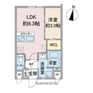 CrossRoad SasashimaLive【3階】の間取り
