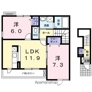 EVAー01【2階】の間取り