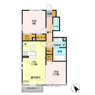 ルピナス【1階】の間取り