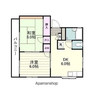ガルダⅢ【201号室】の間取り