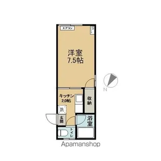 ステラⅠ【105号室】の間取り